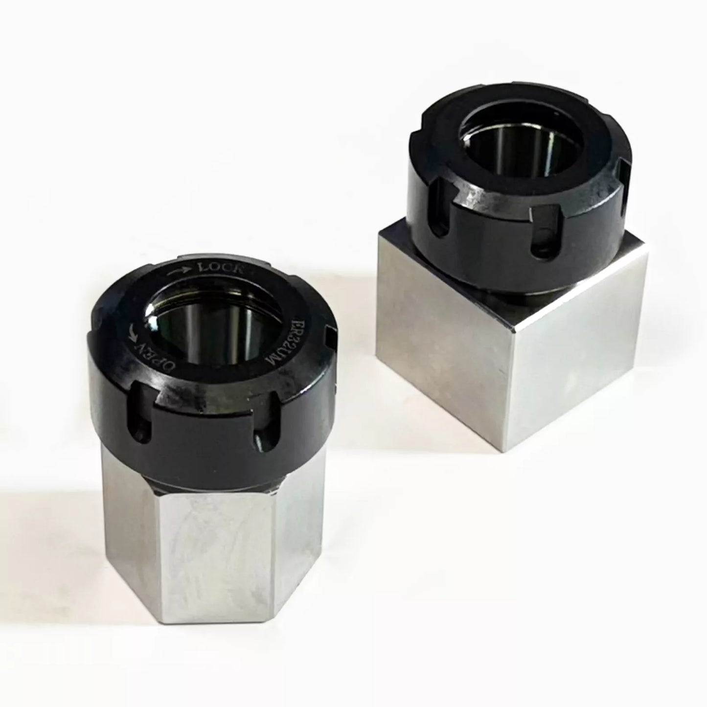 ER 32 Hex+Square Precision Collet Block Spring Chuck Holder CNC Lathe Milling