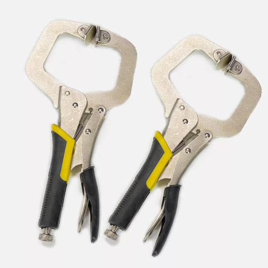 2PC&4PC&6PC&12PC Heavy Duty 11" C CLAMP, Swivel Pad Extra Thick Locking Plier Welding Holder