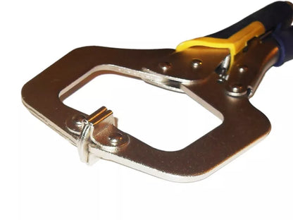 Heavy Duty C-CLAMP Combo 2pc 11 inch + 4pc 6 inch, Locking Plier Welding Holder