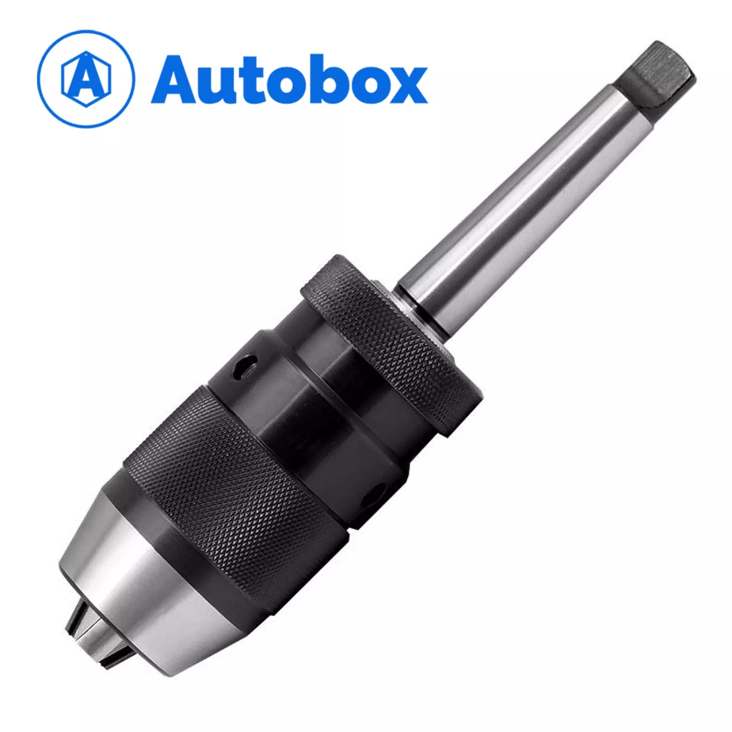 1/32" - 1/2" Industrial Grade Keyless Mill Drill Chuck, Morse Taper Tanged Arbor