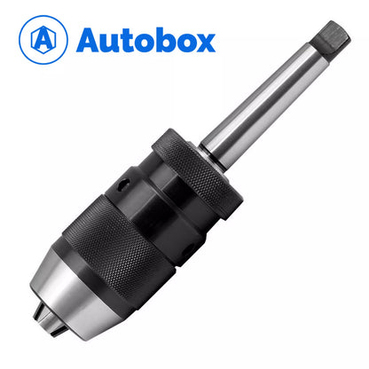 1/32" - 1/2" Industrial Grade Keyless Mill Drill Chuck, Morse Taper Tanged Arbor