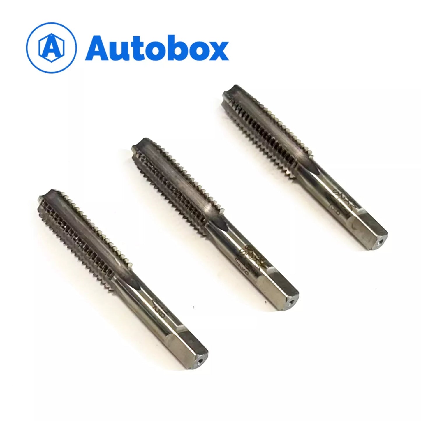 3PC Set 1/8-1/2 UNC Carbon Hand Machine Tap Set Bottom, Inter, Taper Blind Hole