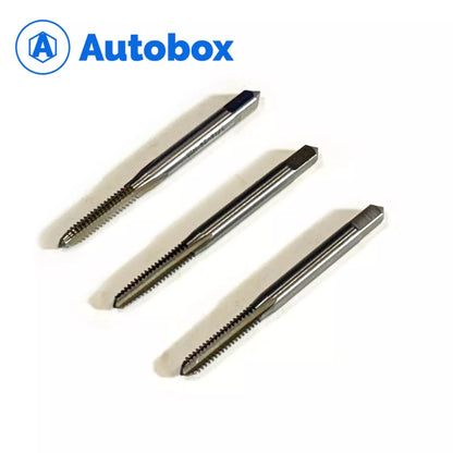 3PC Set 1/8-1/2 UNC Carbon Hand Machine Tap Set Bottom, Inter, Taper Blind Hole