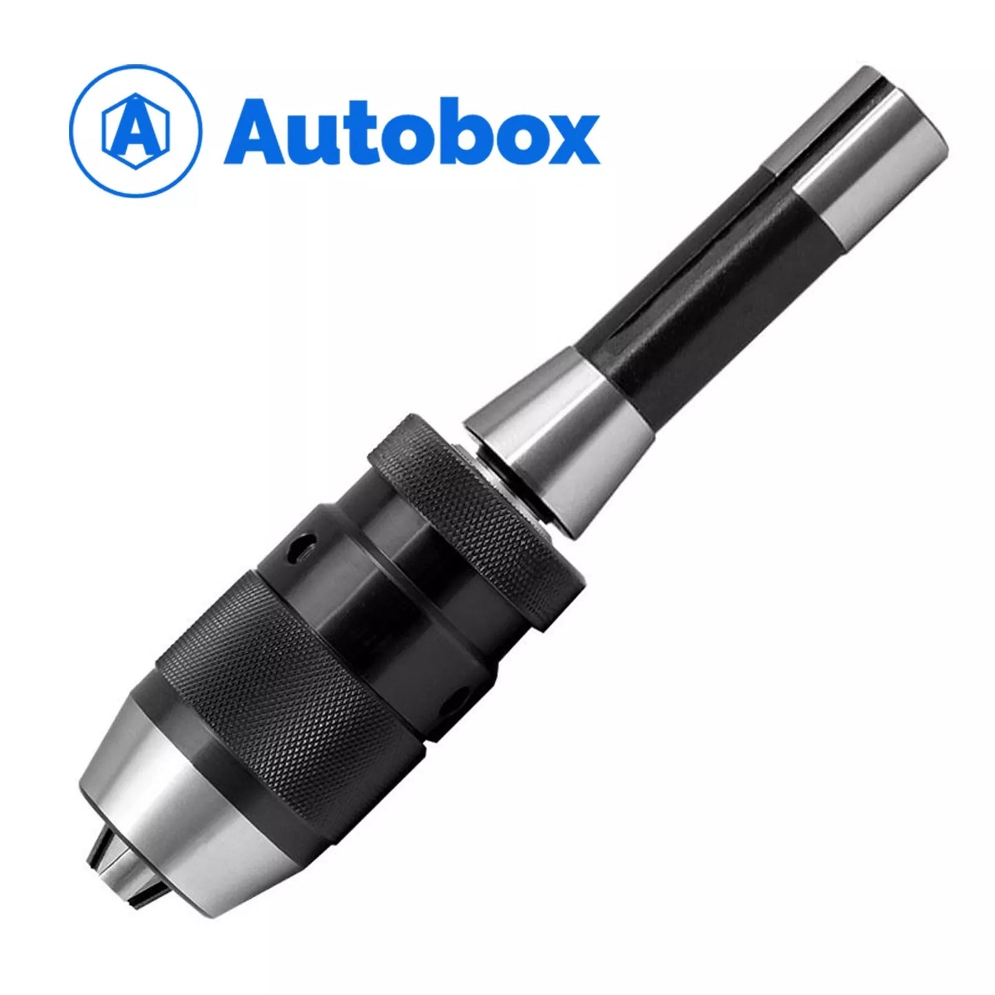 1/32" - 1/2" Industrial Grade Keyless Mill Drill Chuck, R8 Straight Shank